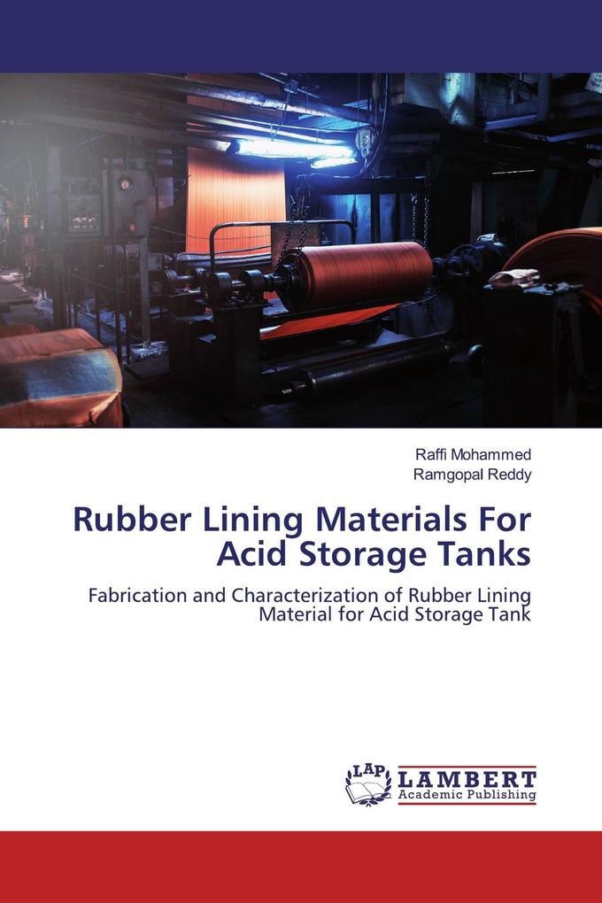 Rubber Lining Materials For Acid Storage Tanks