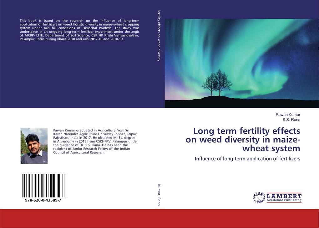 Long term fertility effects on weed diversity in maize-wheat system