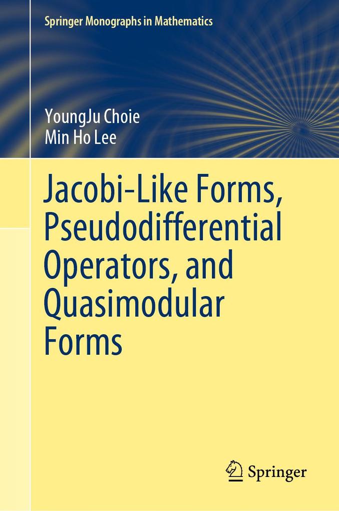 Jacobi-Like Forms Pseudodifferential Operators and Quasimodular Forms