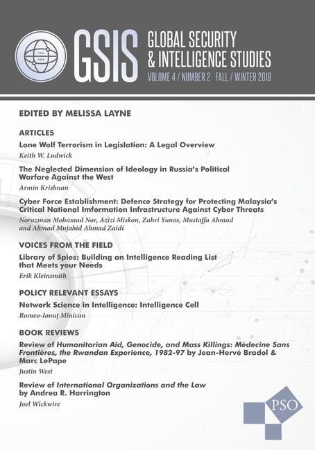 Global Security and Intelligence Studies: Volume 4 Number 2 Fall/Winter 2019