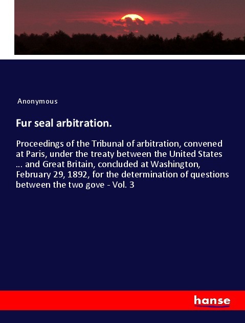 Fur seal arbitration.