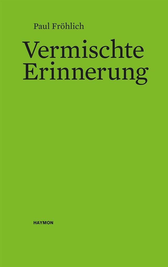 Image of Vermischte Erinnerung