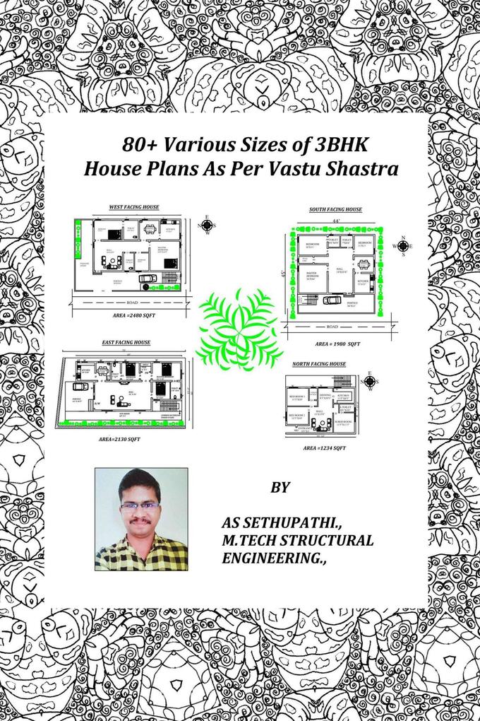 80+ Various Sizes of 3 BHK House Plans As Per Vastu Shastra (First #1)
