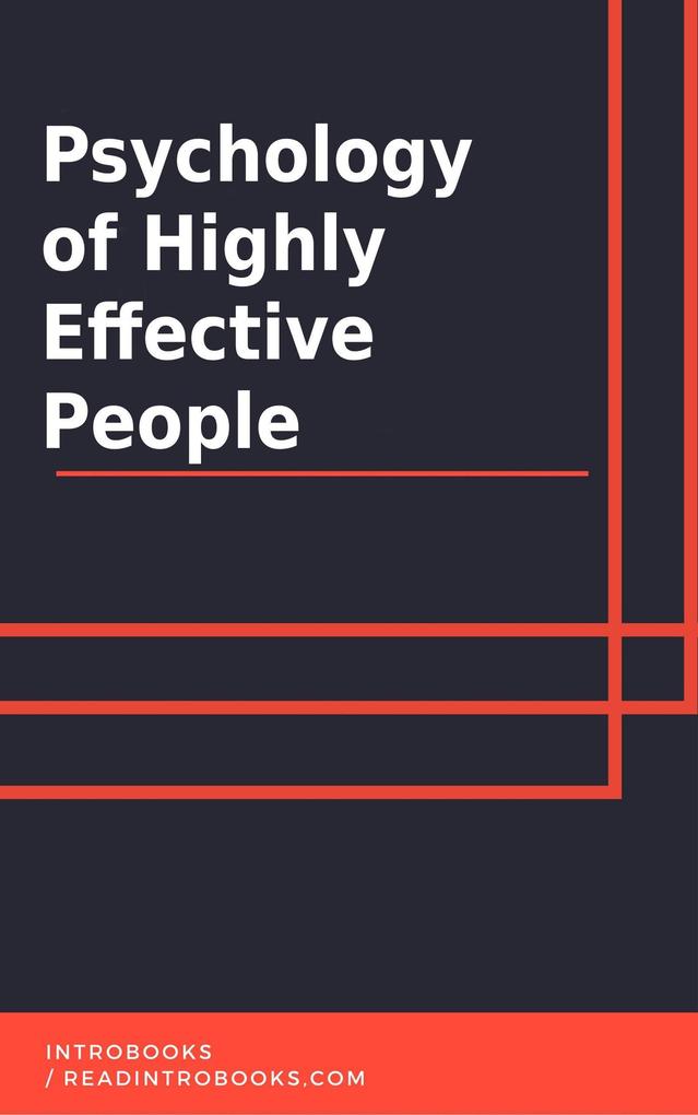 Psychology of Highly Effective People