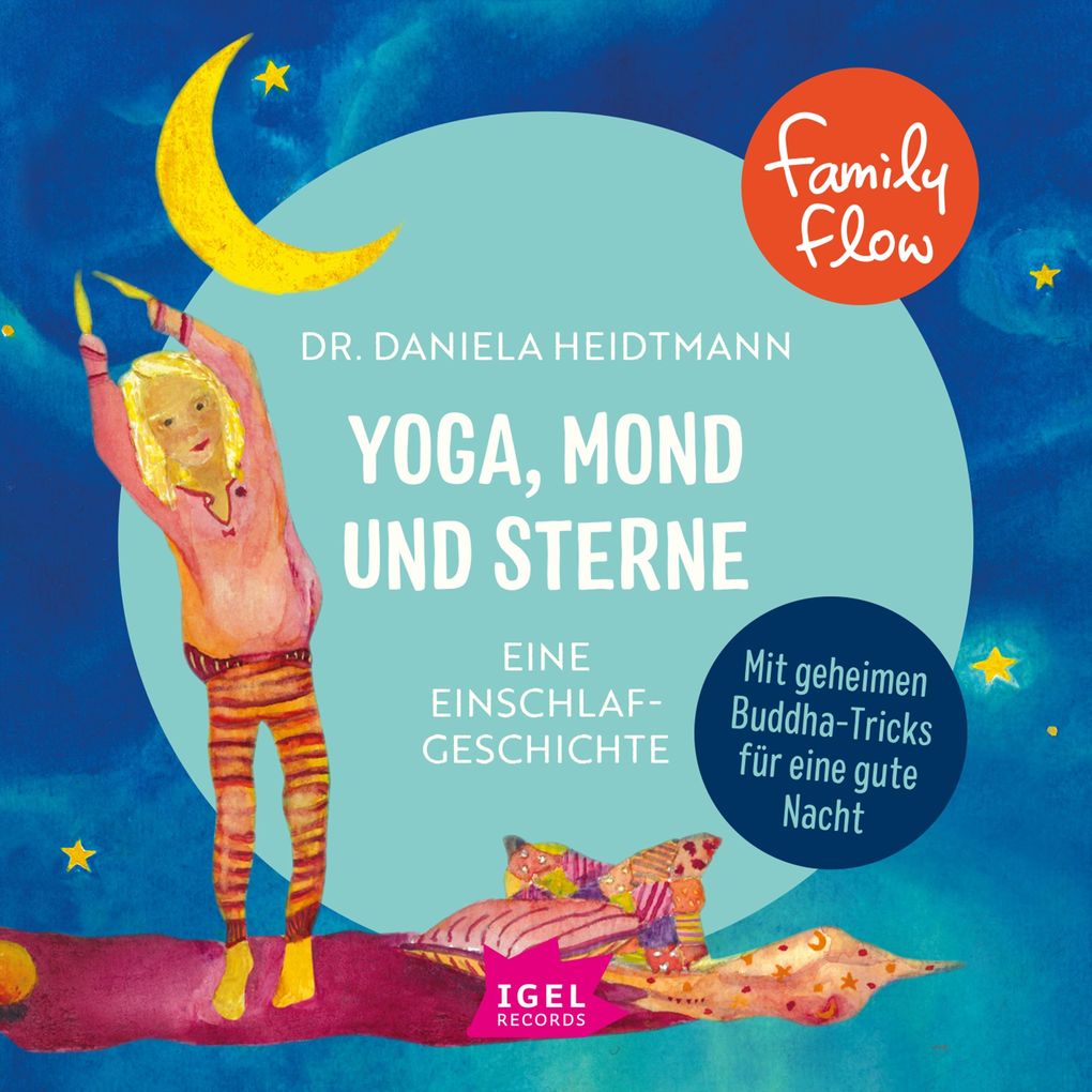 Image of Kids in Balance. Yoga Mond und Sterne