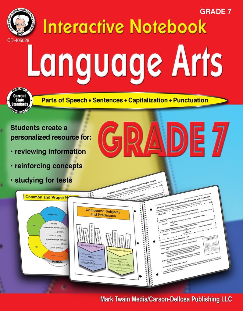 Interactive Notebook: Language Arts Workbook Grade 7