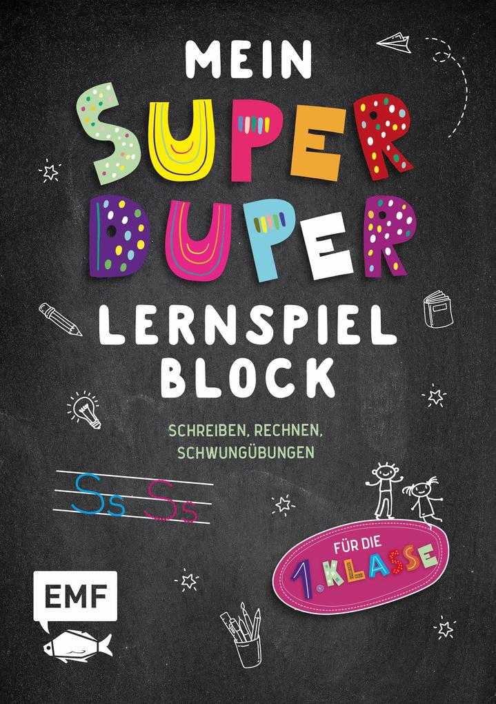 Image of Mein Super Duper Lernspielblock Schreiben, Rechnen, Schwungübungen