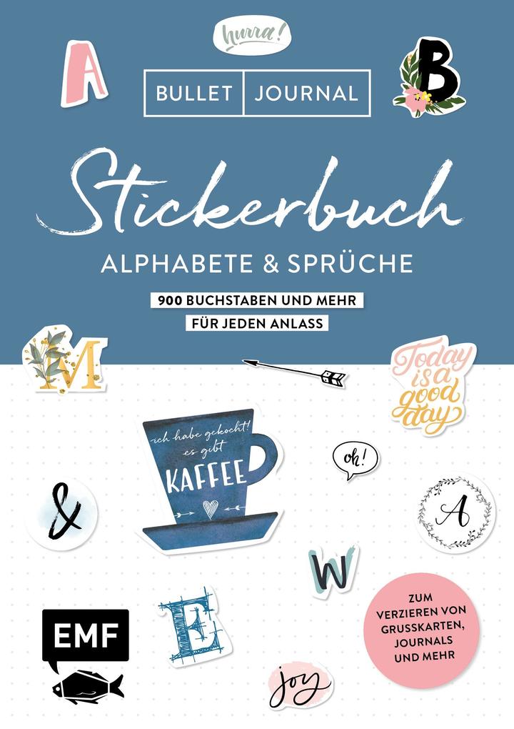 Image of Bullet Journal - Stickerbuch Alphabete und Sprüche: 1000 Buchstaben und mehr für jeden Anlass