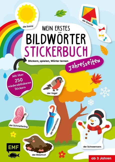 Image of Mein erstes Bildwörter-Stickerbuch - Jahreszeiten