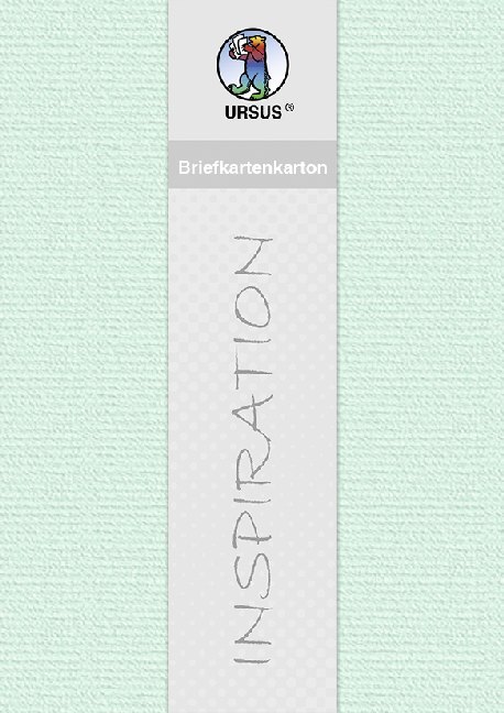 URSUS 5 Blatt Briefkartenkarton mint
