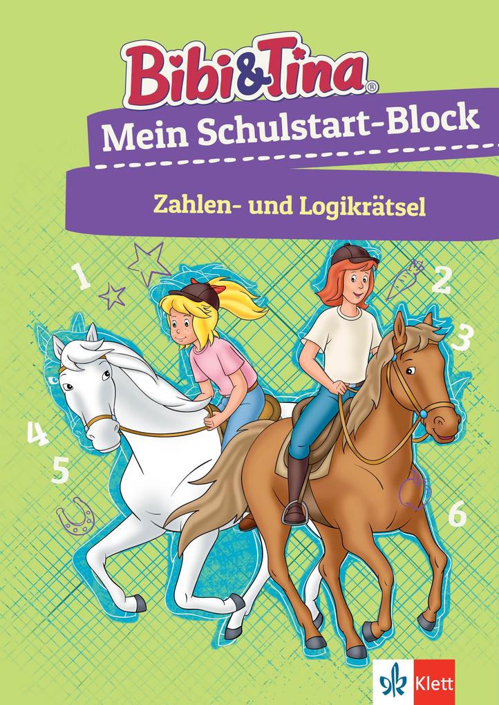 Image of Bibi & Tina: Mein Schulstart-Block Zahlen- und Logikrätsel