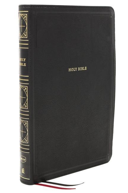 Nkjv Thinline Bible Giant Print Leathersoft Black Red Letter Edition Comfort Print