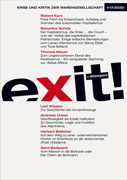 exit! Krise und Kritik der Warengesellschaft Heft 17