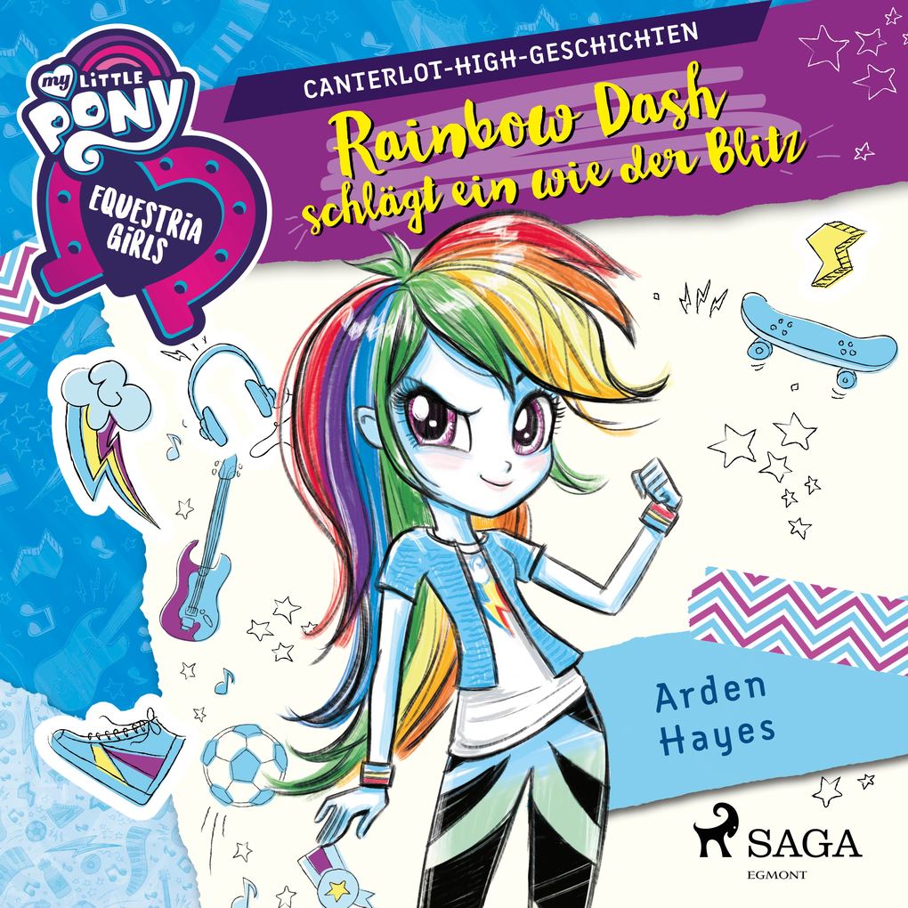 Image of My Little Pony - Equestria Girls - Rainbow Dash schlägt ein wie der Blitz