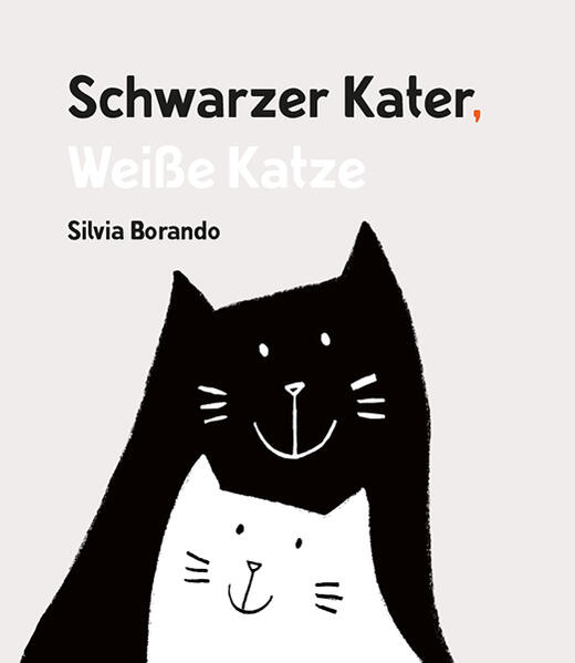 Image of Schwarzer Kater Weiße Katze