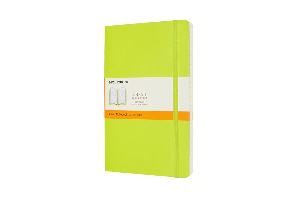 Image of Moleskine classic, Notizbuch Large/A5 Liniert, Limetten Grün