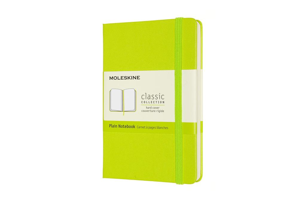 Image of Moleskine Classic, Notizbuch Pocket/A6 Blanko, Limetten Grün