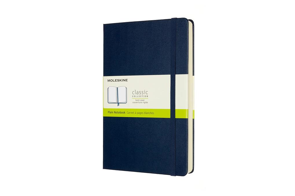 Image of Moleskine Notizbuch - Erweitert Large/A5 Blanko Fester Einband Saphir