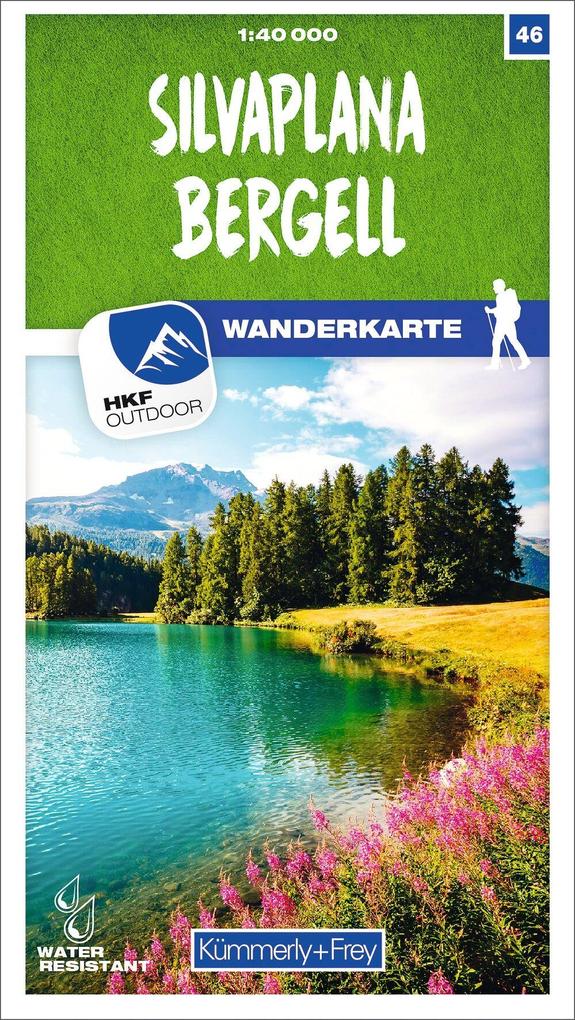 Silvaplana - Bergell 46 Wanderkarte 1:40 000 matt laminiert