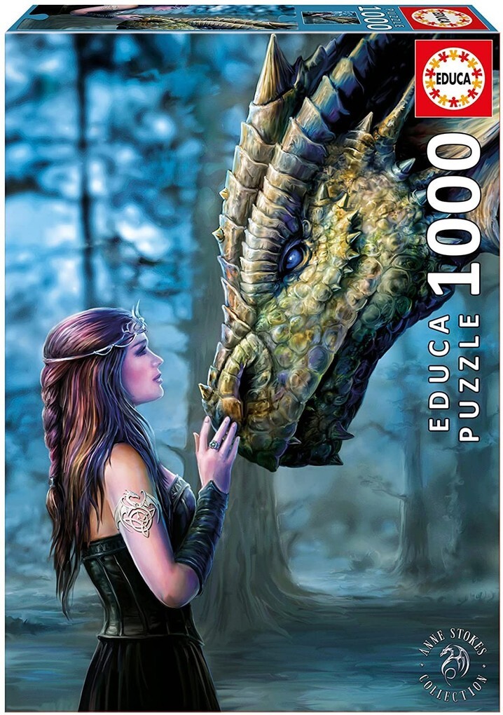 Image of Educa - Drachenflüsterin 1000 Teile Puzzle
