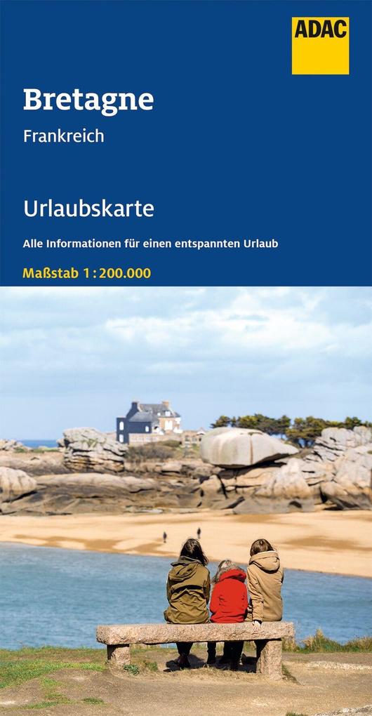 ADAC Urlaubskarte F Bretagne 1:200 000