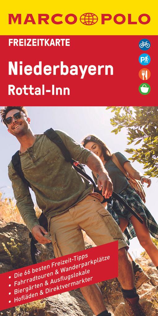 MARCO POLO Freizeitkarte Niederbayern Rottal-Inn 1:130 000