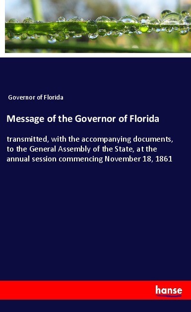 Message of the Governor of Florida
