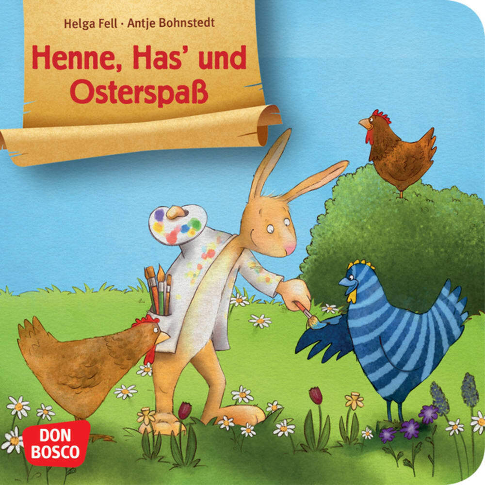 Henne Has‘ und Osterspaß. Mini-Bilderbuch.