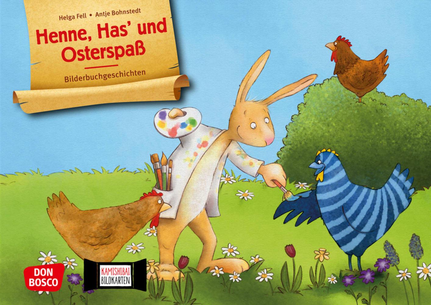 Henne Has' und Osterspaß. Kamishibai Bildkartenset.