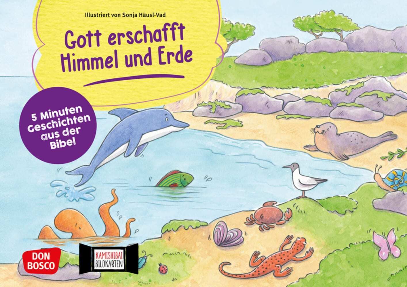 Gott erschafft Himmel und Erde. Kamishibai Bildkartenset.