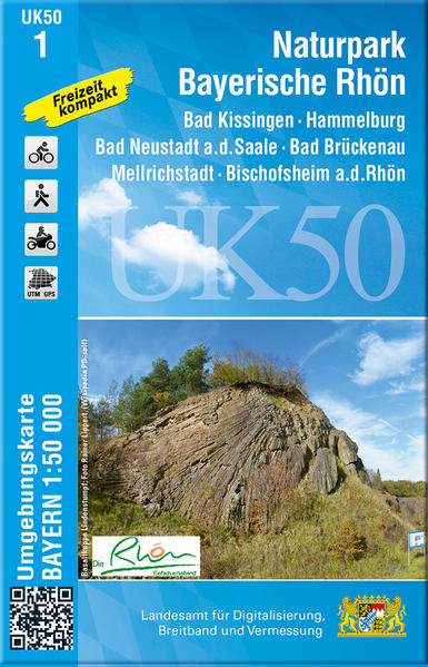 Nationalpark Bayerische Rhön 1 : 50 000 (UK50-1)