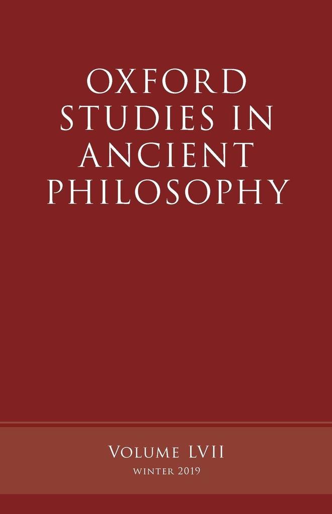 Oxford Studies in Ancient Philosophy Volume 57