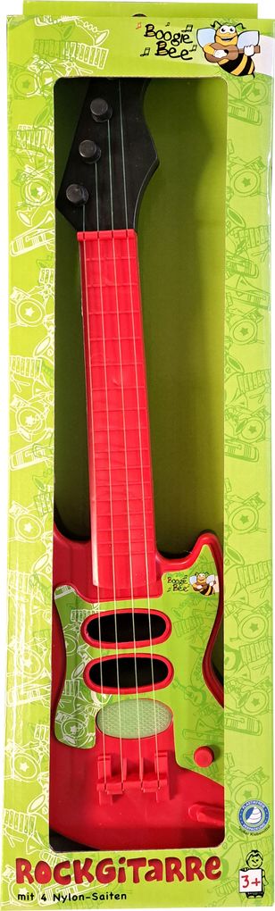 Boogie Bee Rockgitarre rot 40 cm