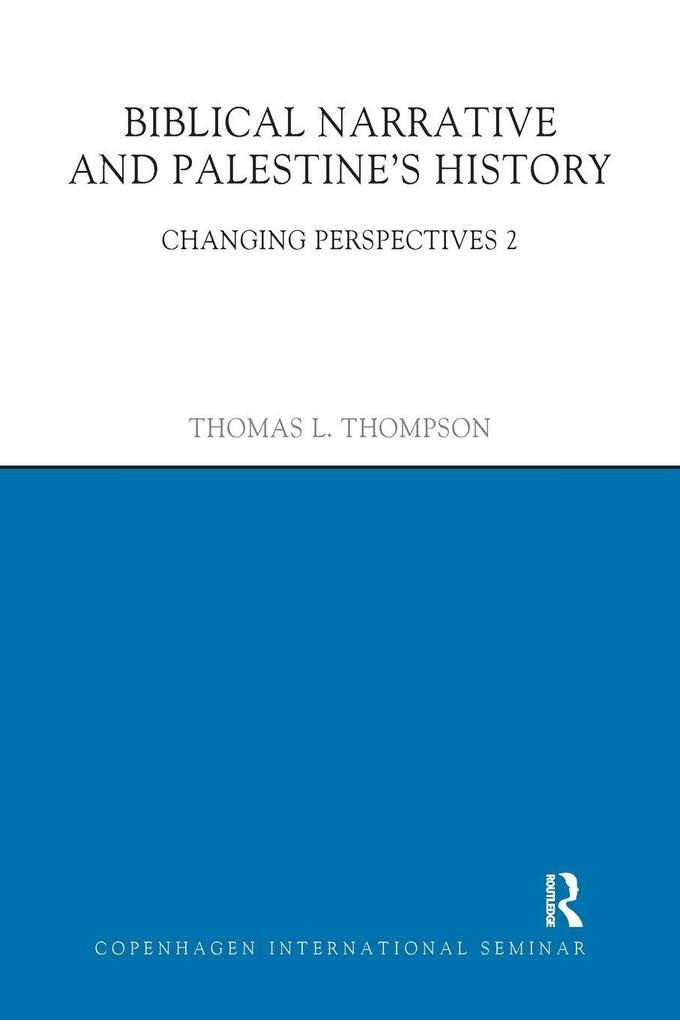Biblical Narrative and Palestine's History