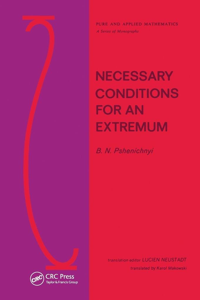 Necessary Conditions for an Extremum