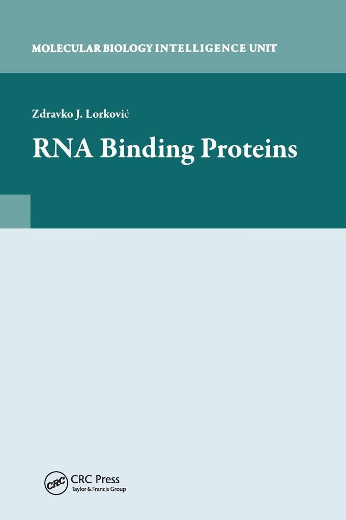 RNA Binding Proteins