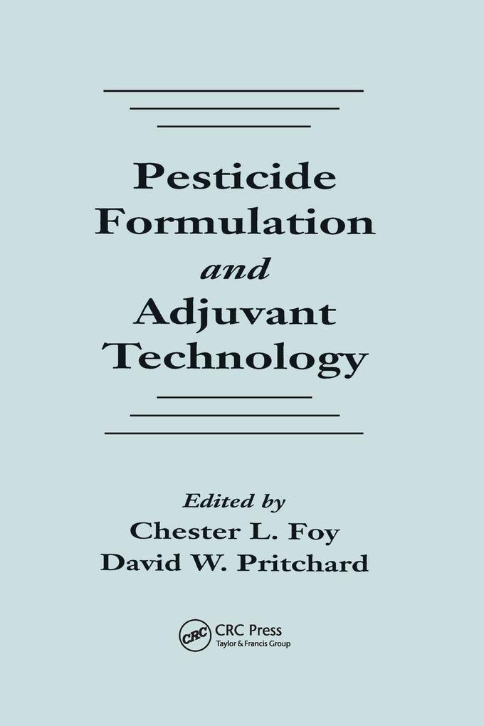 Pesticide Formulation and Adjuvant Technology