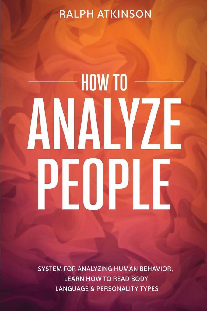 How to Analyze People