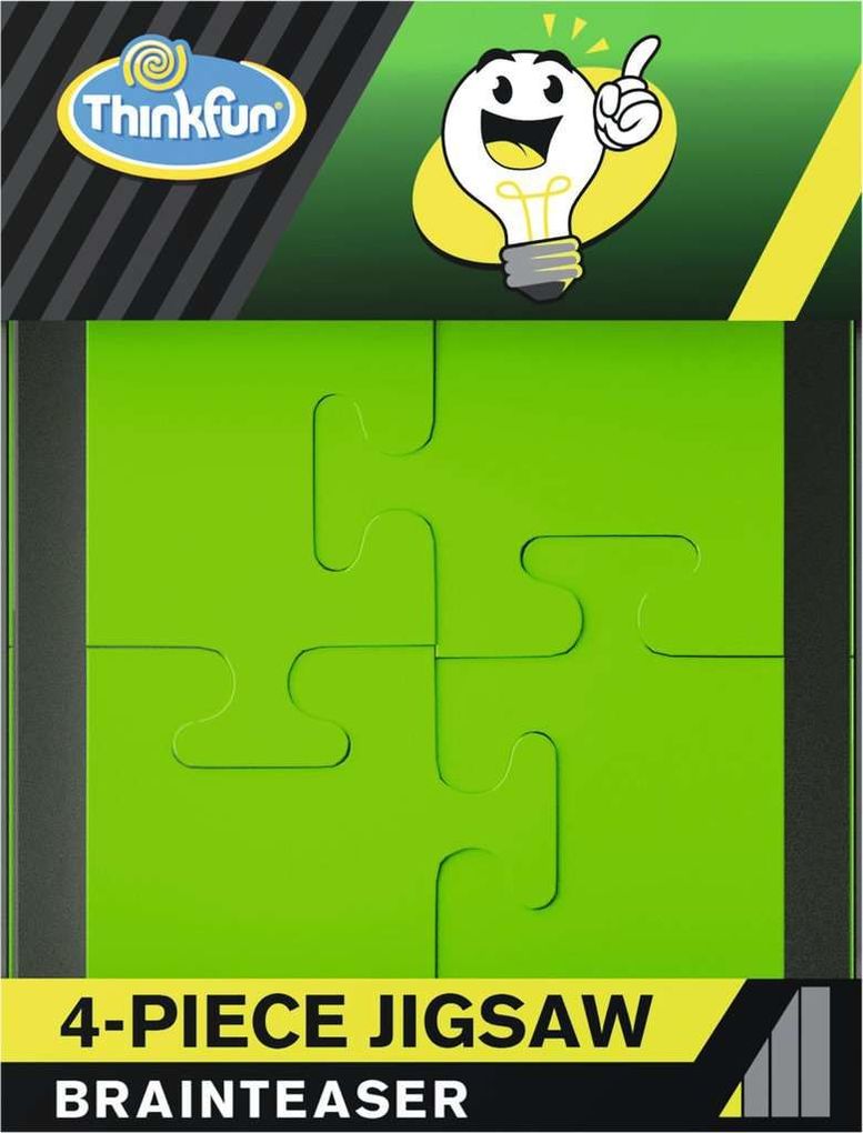 Image of ThinkFun- 76387 - 4-Teile Puzzle - Ein Brainteaser mit nur 4 Puzzleteilen. Ein tolles Geschenk für Jungen und Mädchen