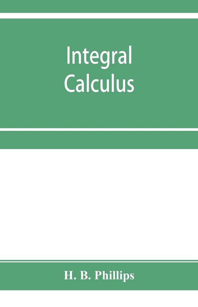 Integral calculus