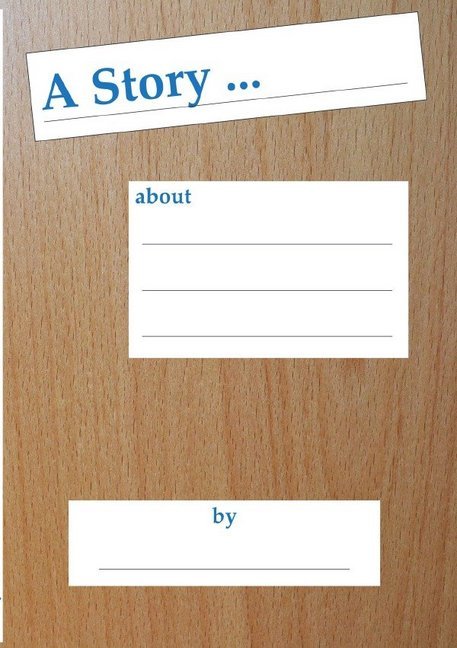 Image of A story about - Journal notebook / gift book with numbered pages and table of contents