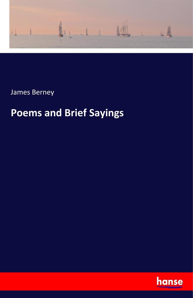 Image of Poems and Brief Sayings