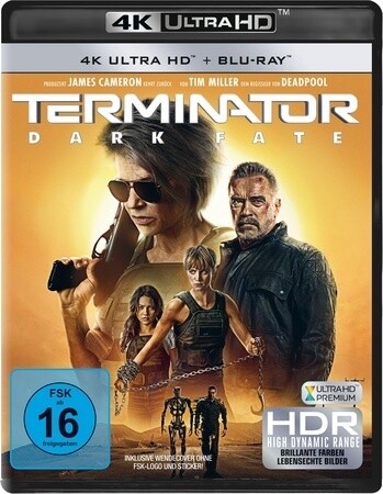 Terminator: Dark Fate 4K 1 UHD-Blu-ray + 1 Blu-ray