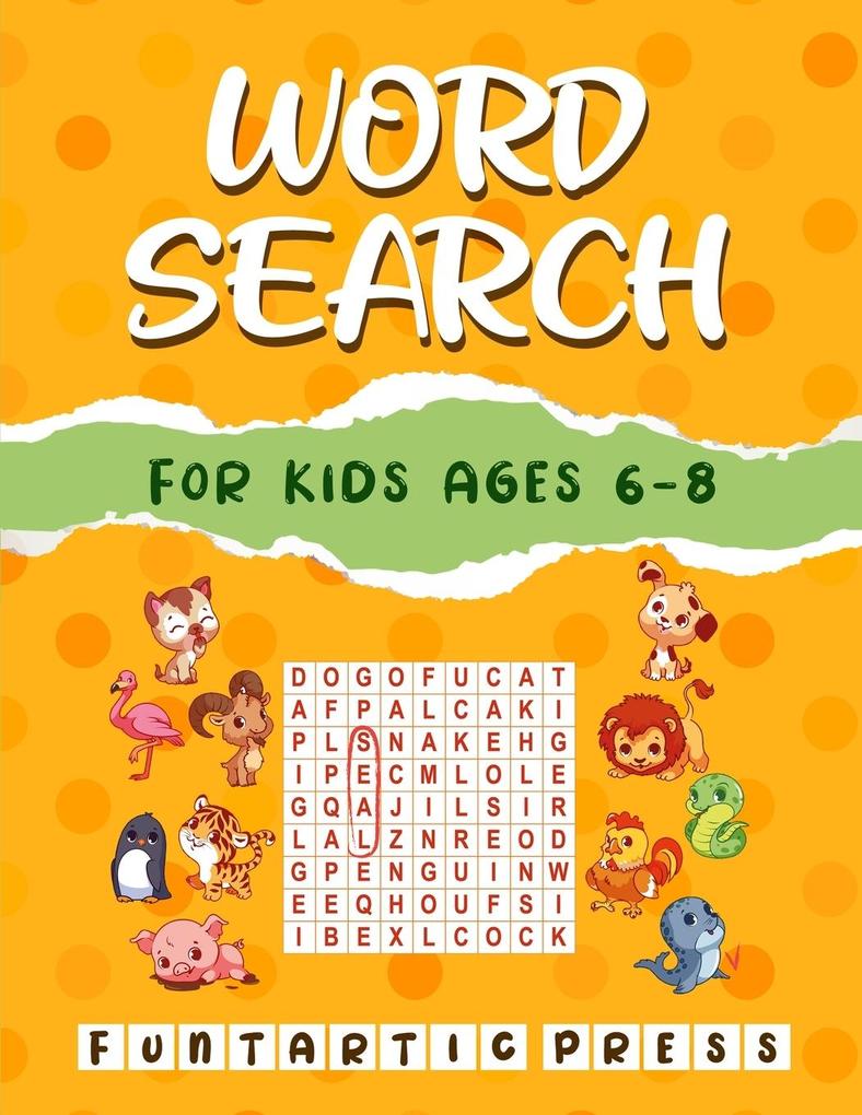 Word Search for Kids Ages 6-8