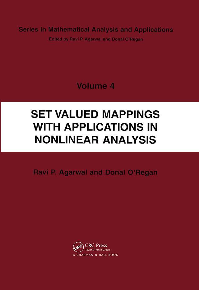 Set Valued Mappings with Applications in Nonlinear Analysis