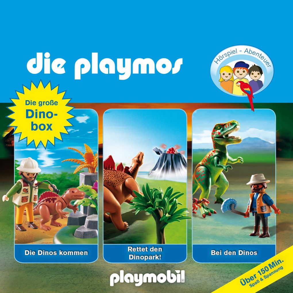 Die Playmos - Das Original Playmobil Hörspiel Die große Dino-Box Folgen 3 17 30