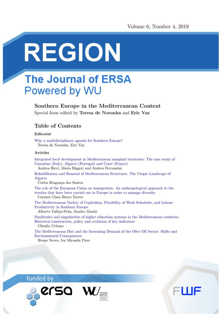 Southern Europe in the Mediterranean Context
