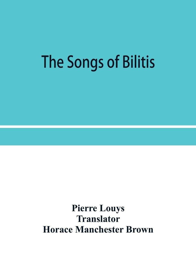 The songs of Bilitis