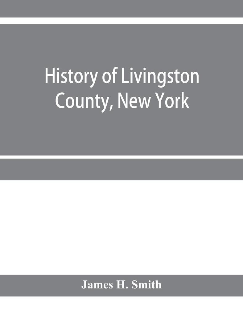 History of Livingston County New York