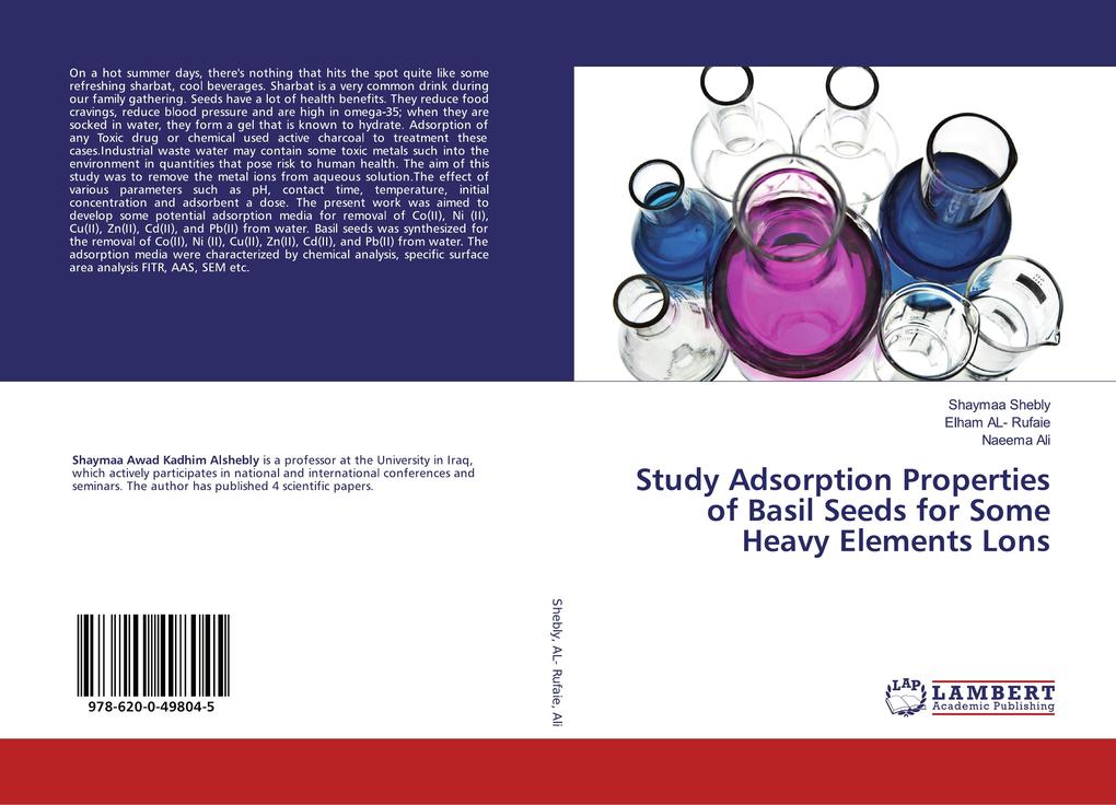 Study Adsorption Properties of Basil Seeds for Some Heavy Elements Lons